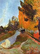 Paul Gauguin The Alyscamps at Arles oil painting artist